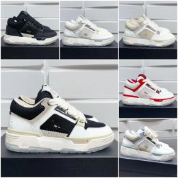 MA-1 Dantel Up Ekmek Sabah Sabitler Ayakkabı Lüks Tasarımcı Erkek Kadın Platform Ayakkabı Örgü Deri Stadyum Donanım Logo Deri Açık Hava Durumu Eğitmenler Sneakers Boyut 36-45 Kutu