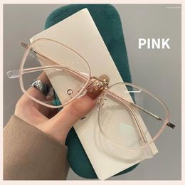 Sunglasses -1.0-1.5-2.0-2.5-3.0-3.5-4.0 Finished Myopia Glasses Women Vintage Anti-Blue Light Eyeglasses Men Optical Nearsighted