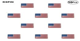 US Flag Lapel Pin Flag badge Brooch Pins Badges 10Pcs a Lot08931318