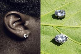 Stud Fashion No Piercing High Quality Zircon Magnetic Earing For Women Men Kids Hole Crystal Ear Studs Jewellery Magnet Earring5451799