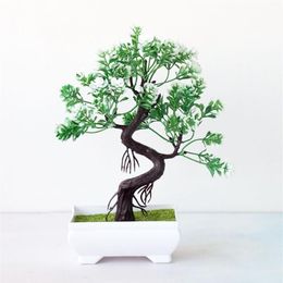 Artificial Fake Mini Pine Potted Plant Bonsai Wedding Party Home Garden Decors225D