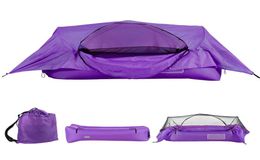 Portable 2in1 Airbed Tent Inflatable Air Sofa With Canopy Outdoor Camping Backpacking Hiking Suspension Bed Tents And Shelters3359974