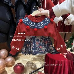 Abbigliamento per bambini Xiangyun Ragazze Maglione Gonna Set Abbigliamento invernale Nuova gonna per bambini