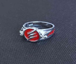 925 Sterling Silver The FLASH Ring Open Cover Superhero Ring Jewellery K722259M3774143