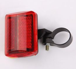Bike Bicycle 5 LED Rear Tail Light Cycling Red Light MTB Bike Safety Warning Flashing Lights Without Battery2667098