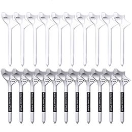 Golf Tees 20 Pcs Golf Ball Holder 3.94 X 1.97 X 0.79 in 10 Degree Diagonal Insert Rhombic Tall Golf Tees Golfing Tees Golf Accessories 231212