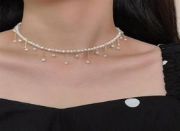 Women Lady Bracelet Tennis Chokers Freshwater Pearls handmade necklaces Jewellery For Female Party Wedding Engagement Gift294l5823816