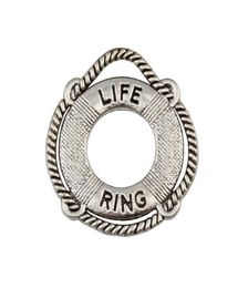 100Pcslot Antique silver LIFE RING Charm Pendants For Jewelry Making Bracelet Necklace DIY Accessories 218x235mm A4187932610