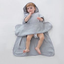 Towels Robes Baby Bath Towel Cotton Hooded Beach Towel for born Cape Towels Kids Bathing Stuff Infant Washcloth 231212