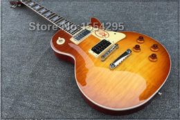 Custom Shop Jimmy Page Number one VOS LP Electric Guitar Standard Guitar Flame Maple Top Free Shipping Guitarra