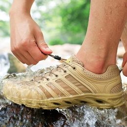 Water Shoes Outdoor Fast Dry Waterproof Wading Shoes Ultra Light Non-slip Water Sports Shoes Summer Hiking Mesh Breathable Fishing Aqua Shoe 231213