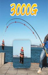 JOSBY Super Hard Fishing Rod 99 Carbon Fibre 1836M FRP Spinning Pole Sea Fishing Stick Metal Ring2772922