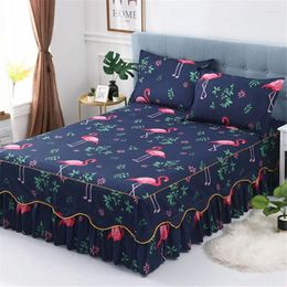 Bed Skirt Premium Set With Slip-Resistant Design - Includes Pillowcase Mattress Protector