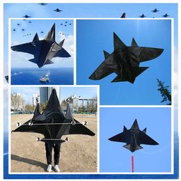 Kite Accessories large plane kite line outdoor toys flying for adults nylon ripstop fighter windsocks 231212