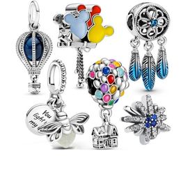 s925 Sterling Silver Air Balloon Charms Beads Adapting Original Charms Bracelets DIY Jewellery For Women Making83369497434797