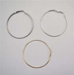 10pcs 60mm silver goldgun black Earring Hook Large Ring Large Circle Earrings Pendant DIY Jewellery Finding2608044