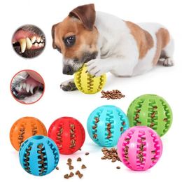 Dog Toys Chews Natural Rubber Pet Dog Toys Dog Chew Toys Tooth Cleaning Treat Ball -tough Interactive Elasticity Ball5cm for Pet Products 231212