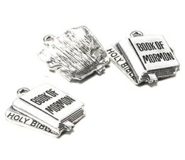 100 Stück Silber 2732 mm Silberton Tagebuch Märchenbuch Bücher Charm für Schmuckherstellung Halskettenanhänger Whole6008249