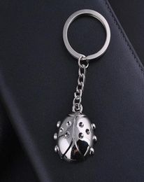 10pcs Chaveiro Fashion Casual Animal Ladybug Keychains Alloy Charm Keyring Keyfobs Creative Metal Car Key Holder Jewellery Gift9616972