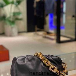 Handbags Venetaabottegaa Designer Jodie Bag Style Cloud Thick Chain Armpit Fold Portable One Shoulder Women's Sc9v