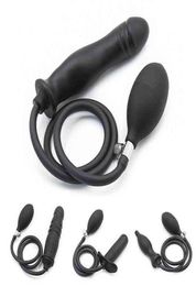 NXY Anal sex toys Go Out Inflatable Anal Plug Expandable Dildo Pump Butt Dilator Prostate Massage Anus Extender Dilatador Adult Se8248434