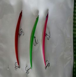 5pcs 11cm10G vmc treble hook dying fish pencil lure012346581357