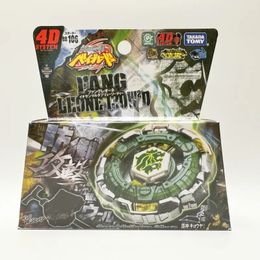 4D Beyblades Tomy Beyblade Metal Battle Fusion Top BB106 FANG LEONE 130WD 4D WITH Light Launcher 231212