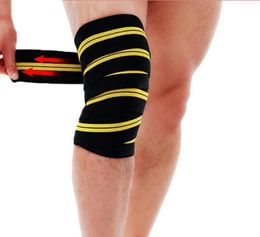 2 Pieces Professional Heavy Duty Weight Lifting Knee Support Compression Wraps for Weightlifting Powerlifting83238743993992