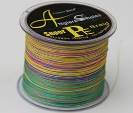 Outdoor Fishing 4 Strands Braided fishing line 500m Multi Color Super Strong Japan Multifilament PE braid line 10 20 30 40 65 85 12767402