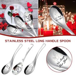 Dinnerware Sets Spoon Present Tableware Girlfriend Soup With Engraving Boyfriend And Dinner Spoons Engraved For Lover Couple Wonderful