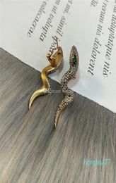 luxury Vintage Full Diamond Earrings Designer Studs Crystal Charm Rhinestone Charm Jewelry Stamp Printed Women Earrings4722685