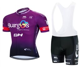 BURGOS Cycling Team Jersey 20D Bike Shorts Set Ropa Ciclismo MenS MTB Summer Pro Bicycling Maillot Bottom Clothing3587217