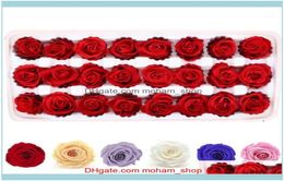 Decorative Wreaths Festive Party Supplies Home Gardenclass B Preserved Flowers Immortal Rose Valentines For Girlfriend Mother4455564