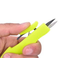 Whole 1Pc Portable Fish Shaped Fishing Line Scissor Cut Clipper Multipurpose Fishing Tackle Scissor Fish Use Scissors Access7815654