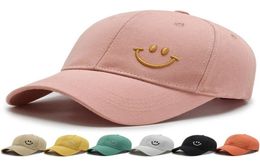 Men039s and women039s baseball caps fashion trend spring summer hats smiling face hat sun protection sunscreen men sports ca7480812