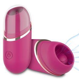 Vibrators technology Clit vibrator sucks tongue and licks Clitoris stimulation mini toy 9 powerful vibration mode sex 231213