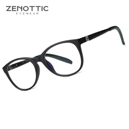 Sunglasses ZENOTTIC 2024 TR90 Kids Glasses Frames Children Square Round Optical Myopia Eyeglasses Frame For Boy Girl