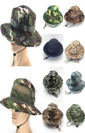 Cloches Boonie Hats Tactical Sniper Camouflage Tree Bucket Hat Accessories Casual Military Army American Men Cap4587511