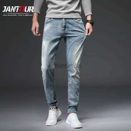 Men's Pants 2022 New Autumn Winter Fashion Streetwear Men Jeans Denim Cargo Pants Hip Hop Jeans Mens Pants hombre Moto Biker Trousers YQ231214