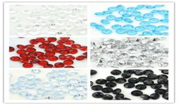 16 Colours Pick500pcs 10mm 4 Carat Clear Diamond Confetti Acrylic Bead Weding Party Decoration 7153282