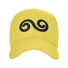 Ball Caps Custom Celtic Double Spiral Celts Symbols Baseball Cap Outdoor Women Men's Adjustable Trucker Hat Summer