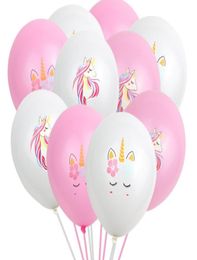 Unicorn Balloons Party Supplies Latex Balloons Kids Cartoon Animal Horse Float Globe Birthday Party Decoration GA5618085337