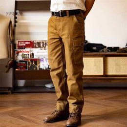 Men's Pants Red Tornado Aviator's Trousers Vintage Rugged Style Men's Cargo Pants AmekajiL231210