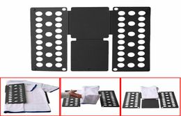 Limit 100 New Style TShirt Top Clothes Folders Magic Folding Board Flip Fold Kids Laundry Organiser Solid Colour Clothes Tools9821227