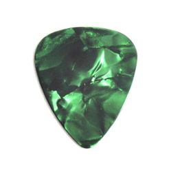 Lots of 100pcs Heavy 096mm Blank Guitar Picks Plectrums Celluloid Pearl Green8864310