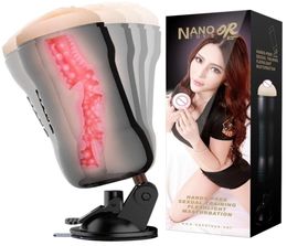 Male Masturbator Cup Vagina Vacuum Pocket Real Pussy Masturbation Devices Rotating Hand Suction Masturb Cup Sex Toy For Men 21105971
