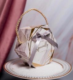 30Pcs Wedding Candy Box with ribbon chocolate packaging bags wedding souvenirs Birthday Party Christmas Baby shower favors box8415110