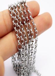 5m ship in Bulk Jewelry Making Meter Round Rolo Chain Stainless Steel Handmade 25346810mmr olo Chain From Jewelry Findi1148197