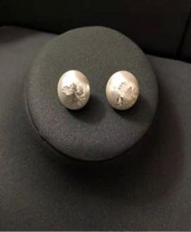 With Side Stones New Freshwater Pearl Round Simple High grade Versatile Earrings Brass 925 Silver Needle6519194