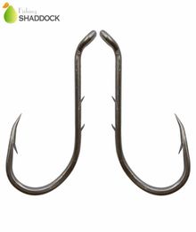 100pcs 8299 High Carbon Steel Fishing Hooks Black Offset Barbed Shank Baitholder Octopus Beak Bait Fishing Hook Size 1 2 3 44027566